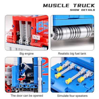 Mould King MOC Building Block Set: RC Motorized Sports Racing Truck 15001