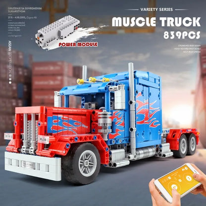 Mould King MOC Building Block Set: RC Motorized Sports Racing Truck 15001