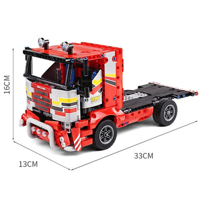 Mould King MOC Building Block Set: RC Motorized Transport Truck 15003