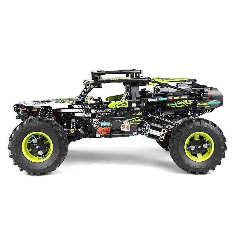 Mould King MOC Motorized Building Block Set: RC Off-Road 4WD Buggy Truck 18002, Model K18002