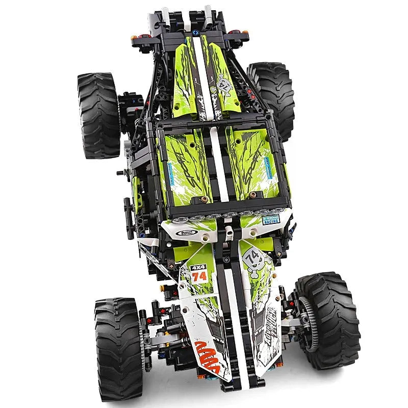 Mould King MOC Motorized Building Block Set: RC Off-Road 4WD Buggy Truck 18002, Model K18002