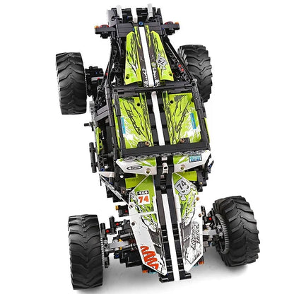 Mould King MOC Motorized Building Block Set: RC Off-Road 4WD Buggy Truck 18002, Model K18002
