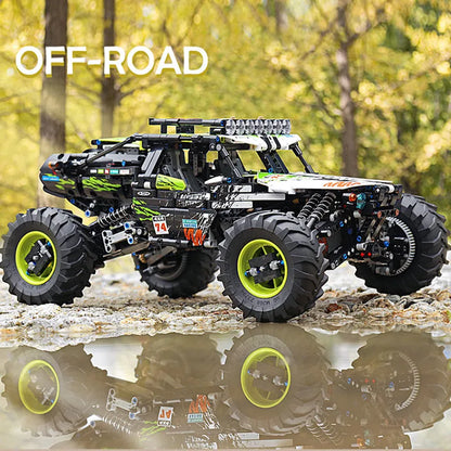 Mould King MOC Motorized Building Block Set: RC Off-Road 4WD Buggy Truck 18002, Model K18002