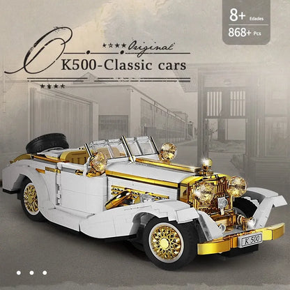 Mould King MOC Building Block Set: Retro K500 Classic Vintage Car 10003