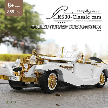 Mould King MOC Building Block Set: Retro K500 Classic Vintage Car 10003