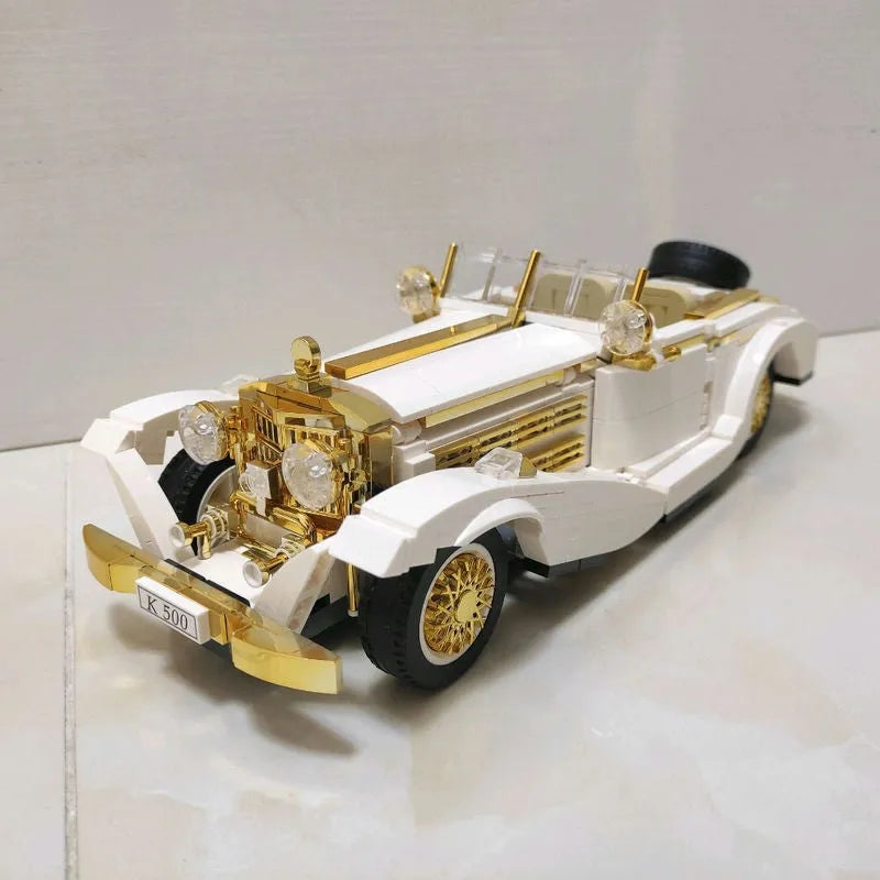 Mould King MOC Building Block Set: Retro K500 Classic Vintage Car 10003