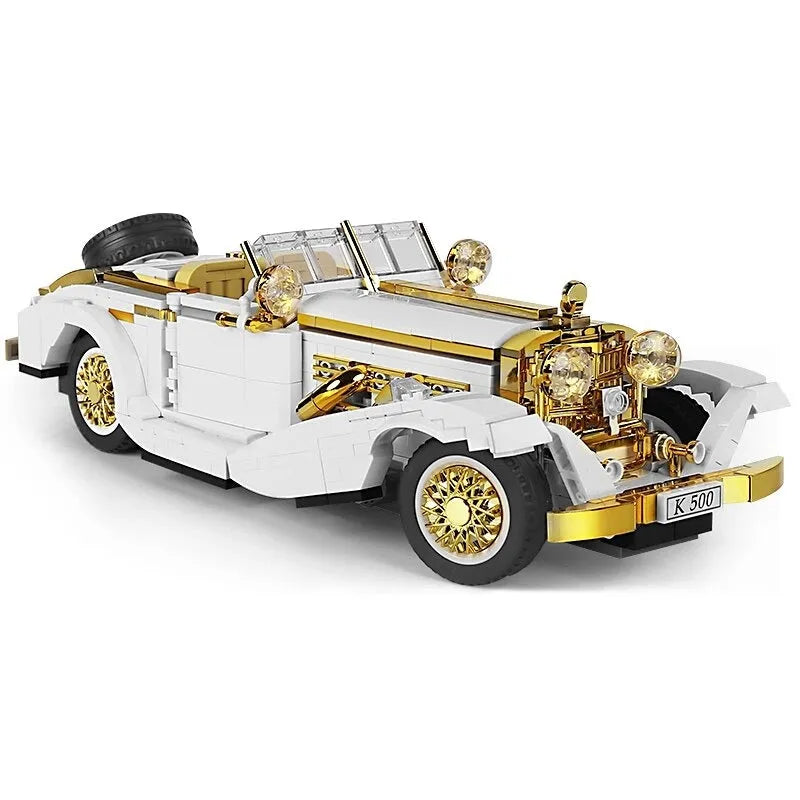 Mould King MOC Building Block Set: Retro K500 Classic Vintage Car 10003