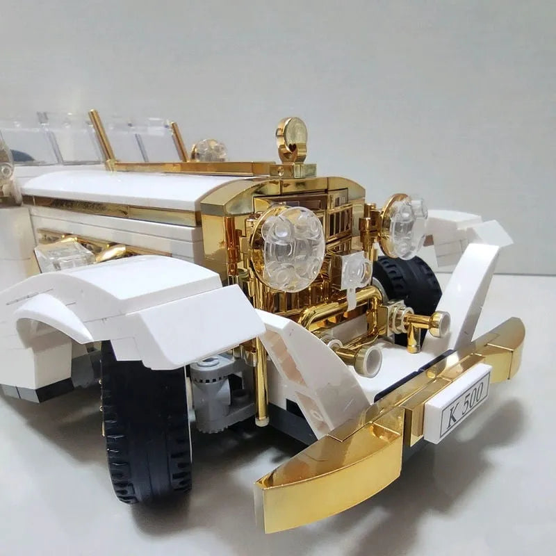 Mould King MOC Building Block Set: Retro K500 Classic Vintage Car 10003