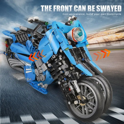 Mould King MOC Building Block Set: Sport Concept Fly Motorcycle 23009, Model K23009