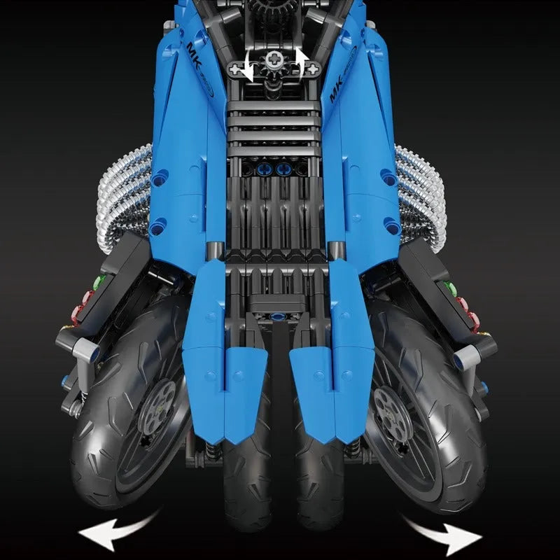 Mould King MOC Building Block Set: Sport Concept Fly Motorcycle 23009, Model K23009