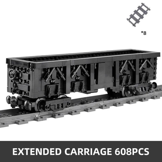 Mould King MOC Building Block Set: Train Car C70 Extended Carriage, Model K12003CX