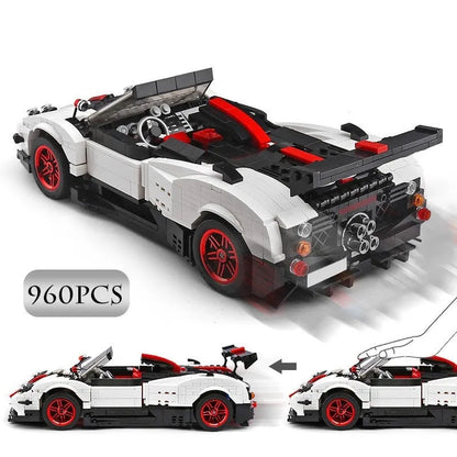 Mould King MOC Building Block Set: Zonda Cinque Roadster Racing Car 13105
