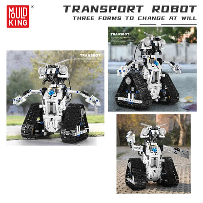 Mould King Building Block Set: Motorized APP RC Transport Robot 15046, Model K15046