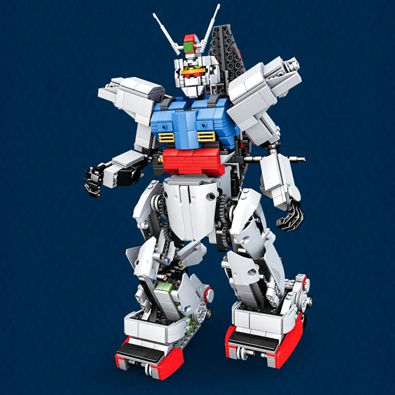 Mould King MOC Building Block Set: RC MOC Motorized RX78 Robot 15024, Model K15024