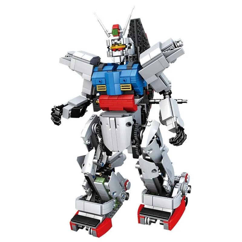 Mould King MOC Building Block Set: RC MOC Motorized RX78 Robot 15024, Model K15024