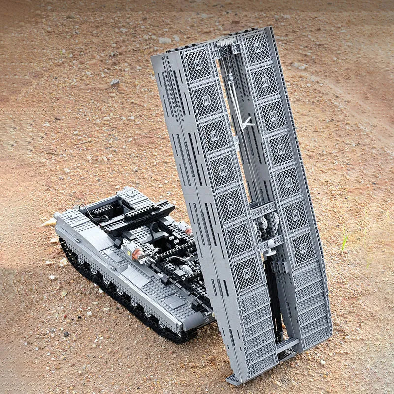 Mould King Building Block Set: RC Motorized Armored Bridge Layer Structure Car, Model 20002