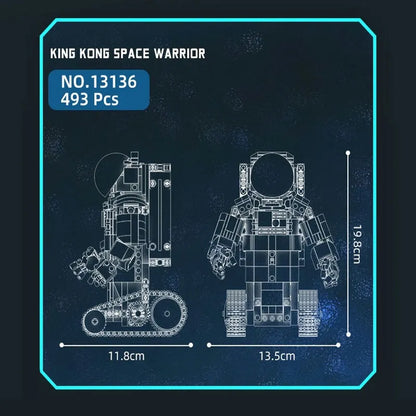 Mould King Building Block Set: RC Motorized Astronaut Girl Robot Kids 13137, Model K13137