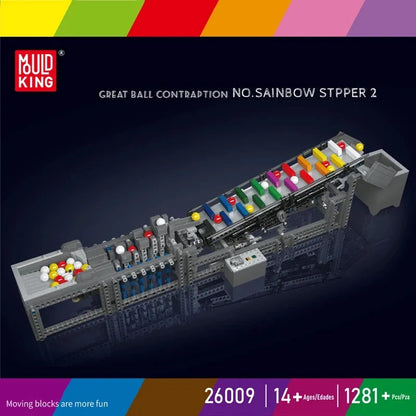 Mould King Building Block Set: Motorized Great Contraption Ball, Model 26009