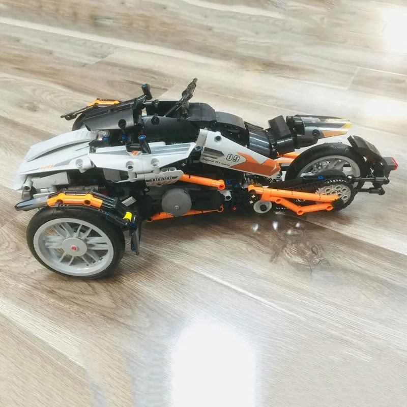 MOYU Building Block Set: Fast Spyder Bike Motorcycle 88013