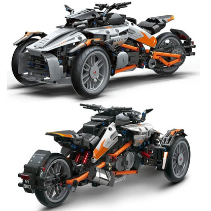 MOYU Building Block Set: Fast Spyder Bike Motorcycle 88013