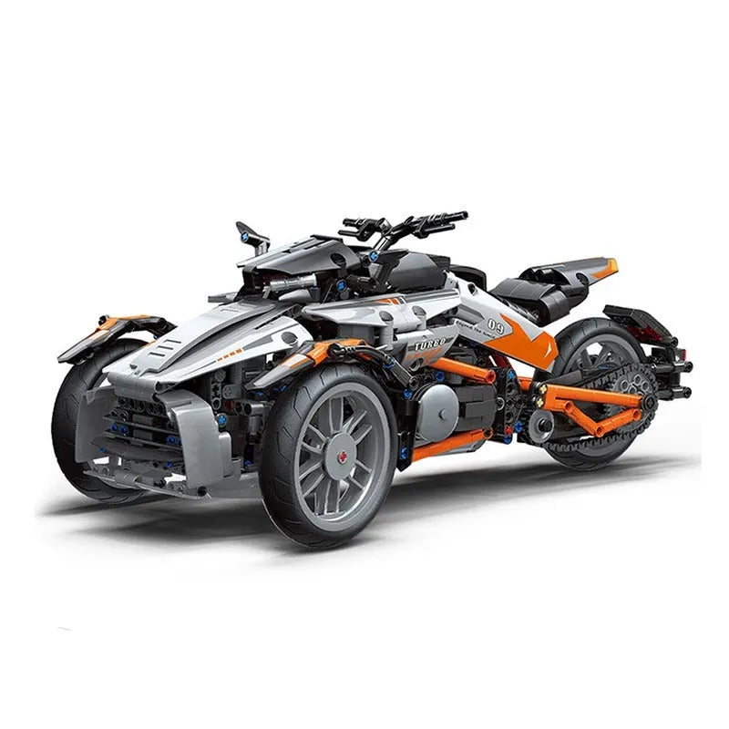 MOYU Building Block Set: Fast Spyder Bike Motorcycle 88013