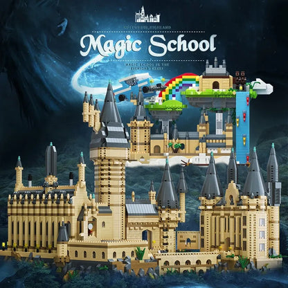 MOYU MOC Building Block Set: Harry Potter MOC Hogwarts Magic School MINI 92032, Model MY92032