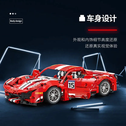 MOYU MOC Motorized Building Block Set: 88304 In The Name Of Speed Drift Sports Car, Model MY88304