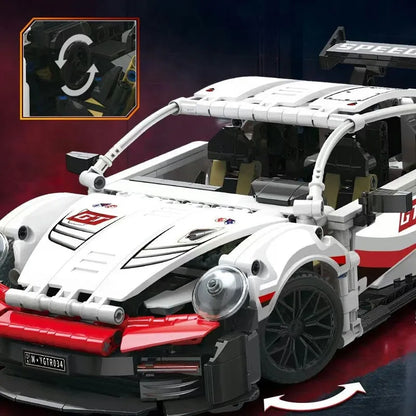 MOYU MOC Building Block Set: 88308 Ares Racing Super RSR Sports Car, Model MY88308
