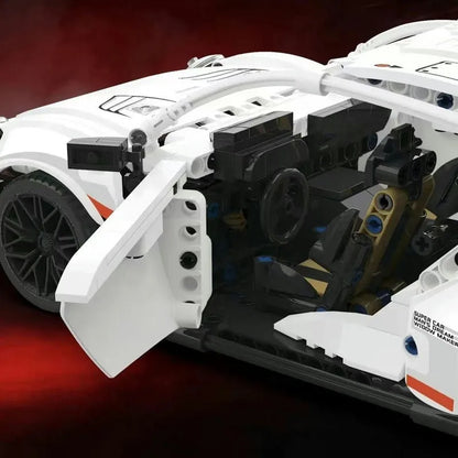 MOYU MOC Building Block Set: 88308 Ares Racing Super RSR Sports Car, Model MY88308