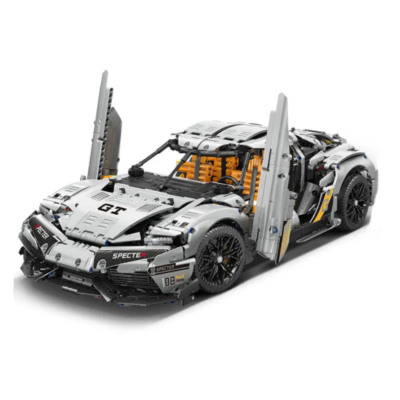 MOYU MOC Motorized Building Block Set: Ares Drag Racing Supercar MY88012