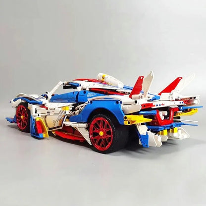 MOYU MOC Motorized Building Block Set: Concept EVO Racing Supercar 88007A, Model MY88007A
