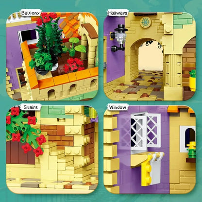MOYU MOC Building Block Set: Street Expert City Holiday Hotel, Model 82001