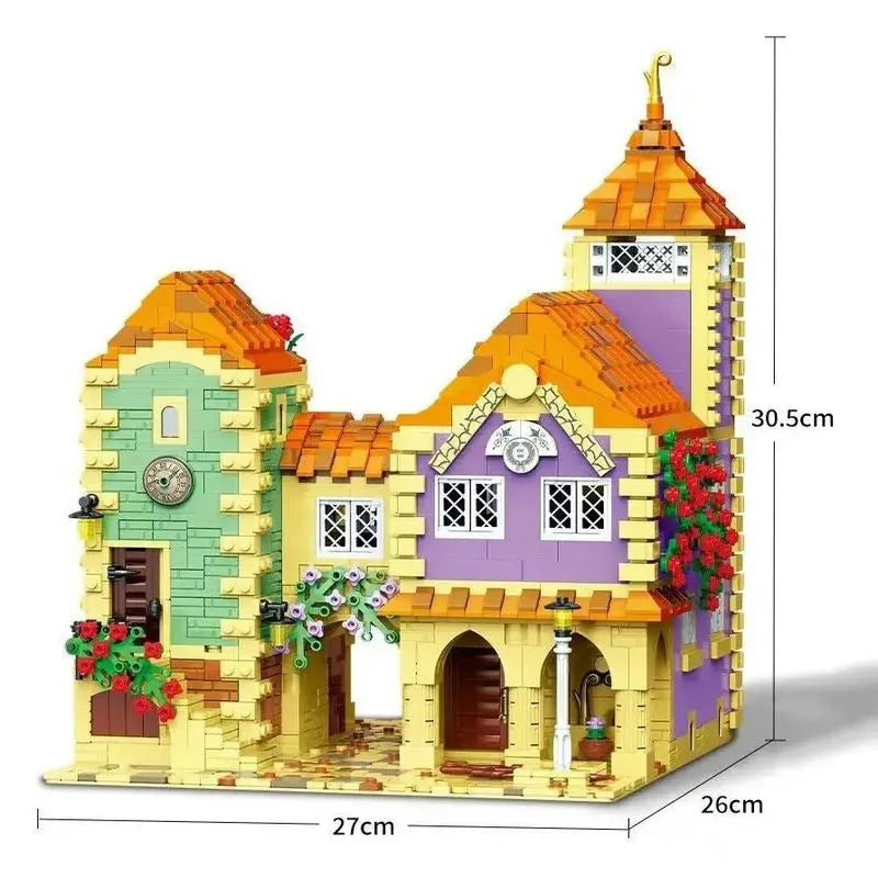 MOYU MOC Building Block Set: Street Expert City Holiday Hotel, Model 82001