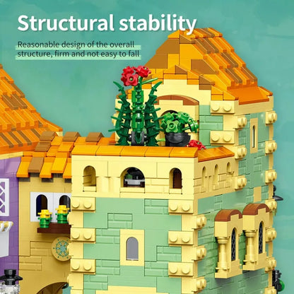 MOYU MOC Building Block Set: Street Expert City Holiday Hotel, Model 82001
