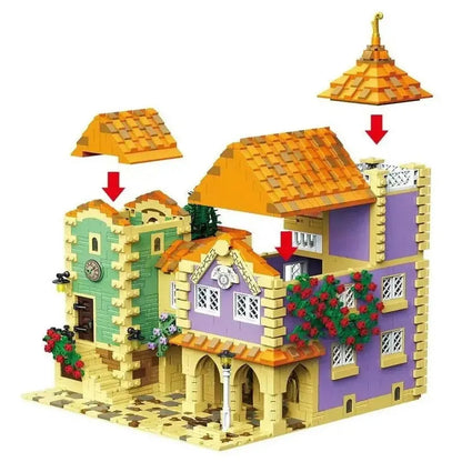 MOYU MOC Building Block Set: Street Expert City Holiday Hotel, Model 82001