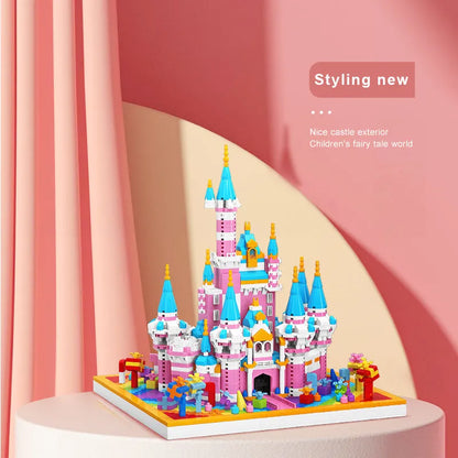 MOYU MOC Building Block Set: Experts Girls Pink Princess Castle MINI 92031, Model MY92031