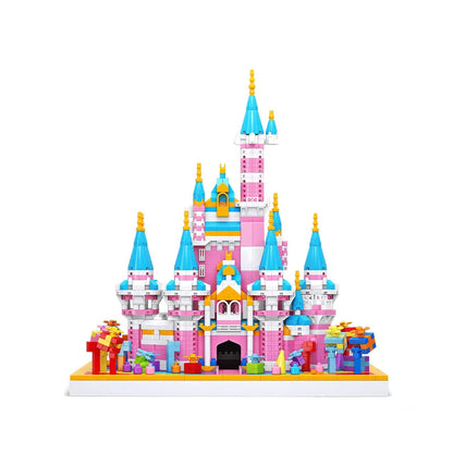 MOYU MOC Building Block Set: Experts Girls Pink Princess Castle MINI 92031, Model MY92031