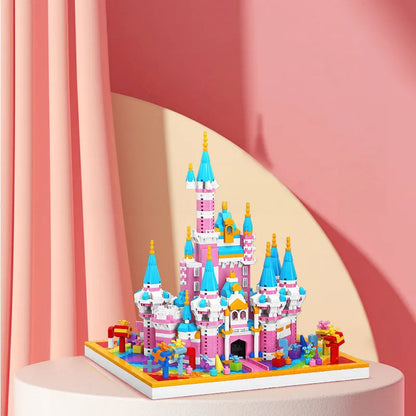 MOYU MOC Building Block Set: Experts Girls Pink Princess Castle MINI 92031, Model MY92031