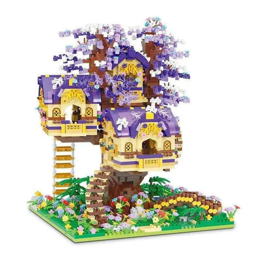 MOYU MOC Building Block Set: Idea Experts MINI Elf Tree House Kids, Model MY92015