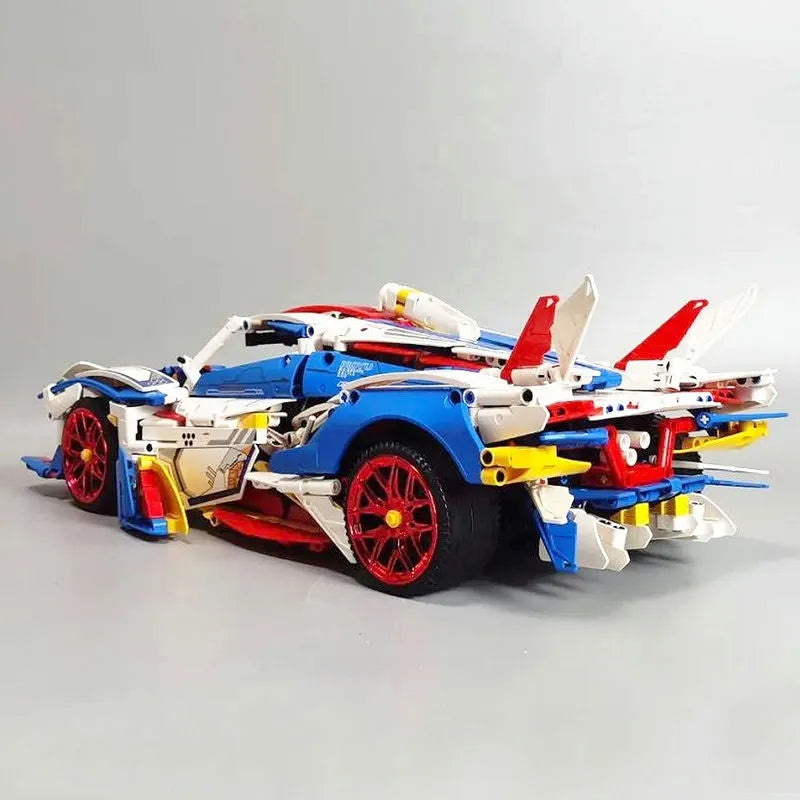 MOYU MOC Building Block Set: RC Motorized Apollo EVO Concept Roadster, Model MY88007APF