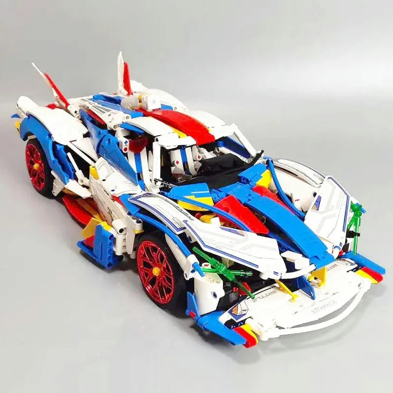 MOYU MOC Building Block Set: RC Motorized Apollo EVO Concept Roadster, Model MY88007APF
