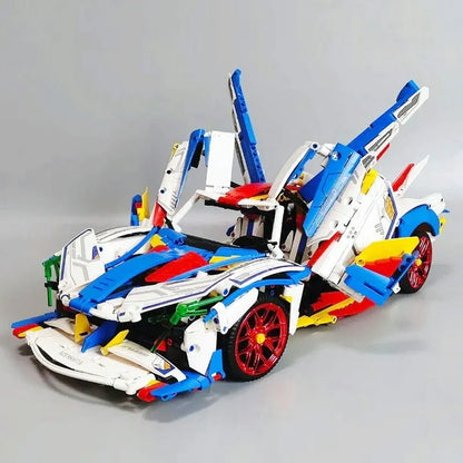 MOYU MOC Building Block Set: RC Motorized Apollo EVO Concept Roadster, Model MY88007APF