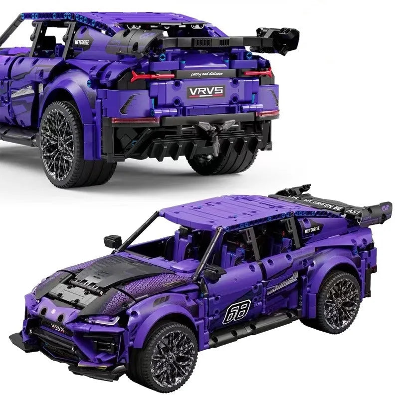 MOYU MOC Motorized Building Block Set: Off-Road Sports SUV Racing Car, Model MY88010B
