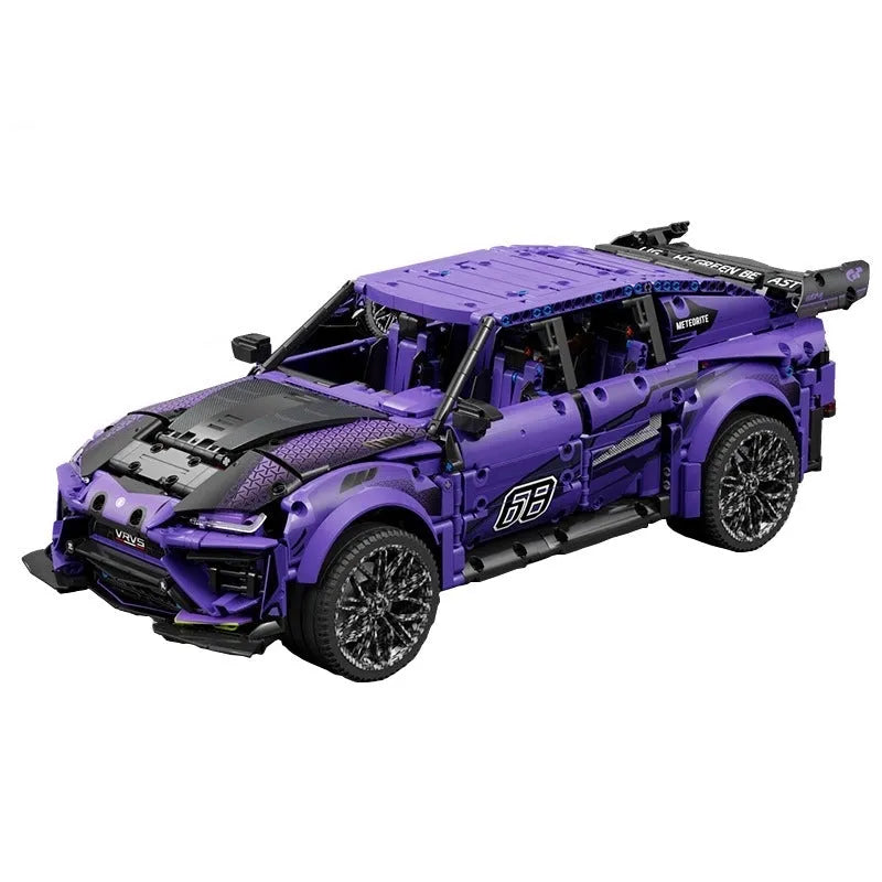 MOYU MOC Motorized Building Block Set: Off-Road Sports SUV Racing Car, Model MY88010B