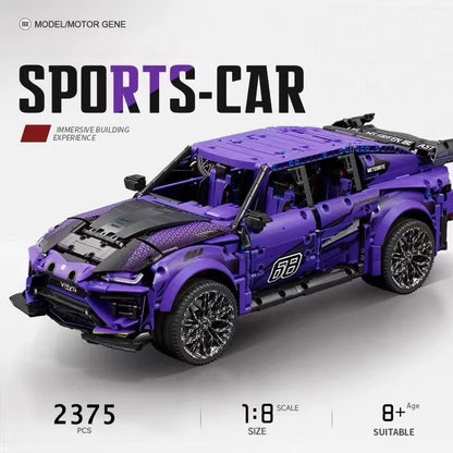 MOYU MOC Motorized Building Block Set: Off-Road Sports SUV Racing Car, Model MY88010B