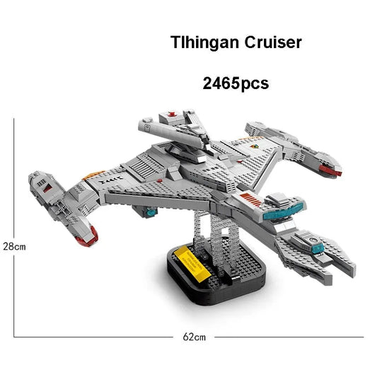 MOYU MOC Building Block Set: Spacecraft MOC Tlingen D7 Battleship Spaceship, Model MY89003