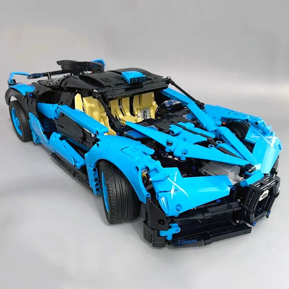MOYU MOC Motorized Building Block Set: Bugatti Bolide Sports Car, Model MY88008