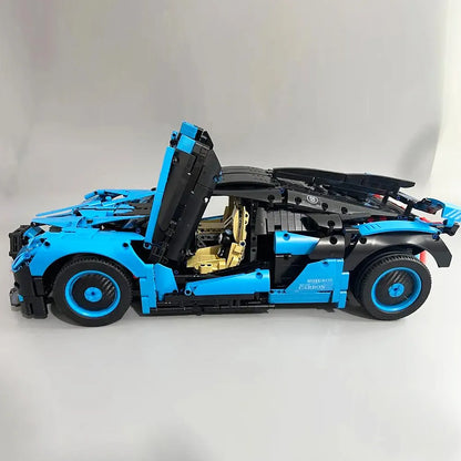 MOYU MOC Motorized Building Block Set: Bugatti Bolide Sports Car, Model MY88008