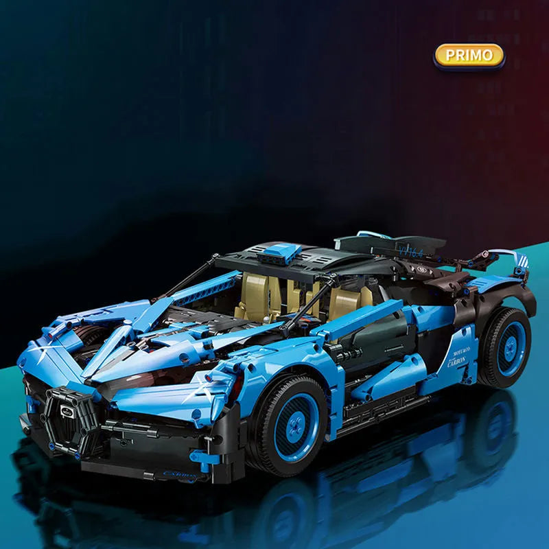 MOYU MOC Motorized Building Block Set: Bugatti Bolide Sports Car, Model MY88008