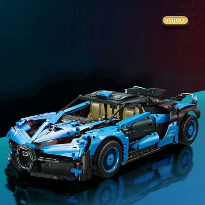 MOYU MOC Motorized Building Block Set: Bugatti Bolide Sports Car, Model MY88008